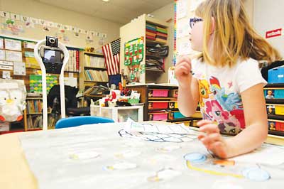 Robot keeps boy with leukemia in touch with classroom